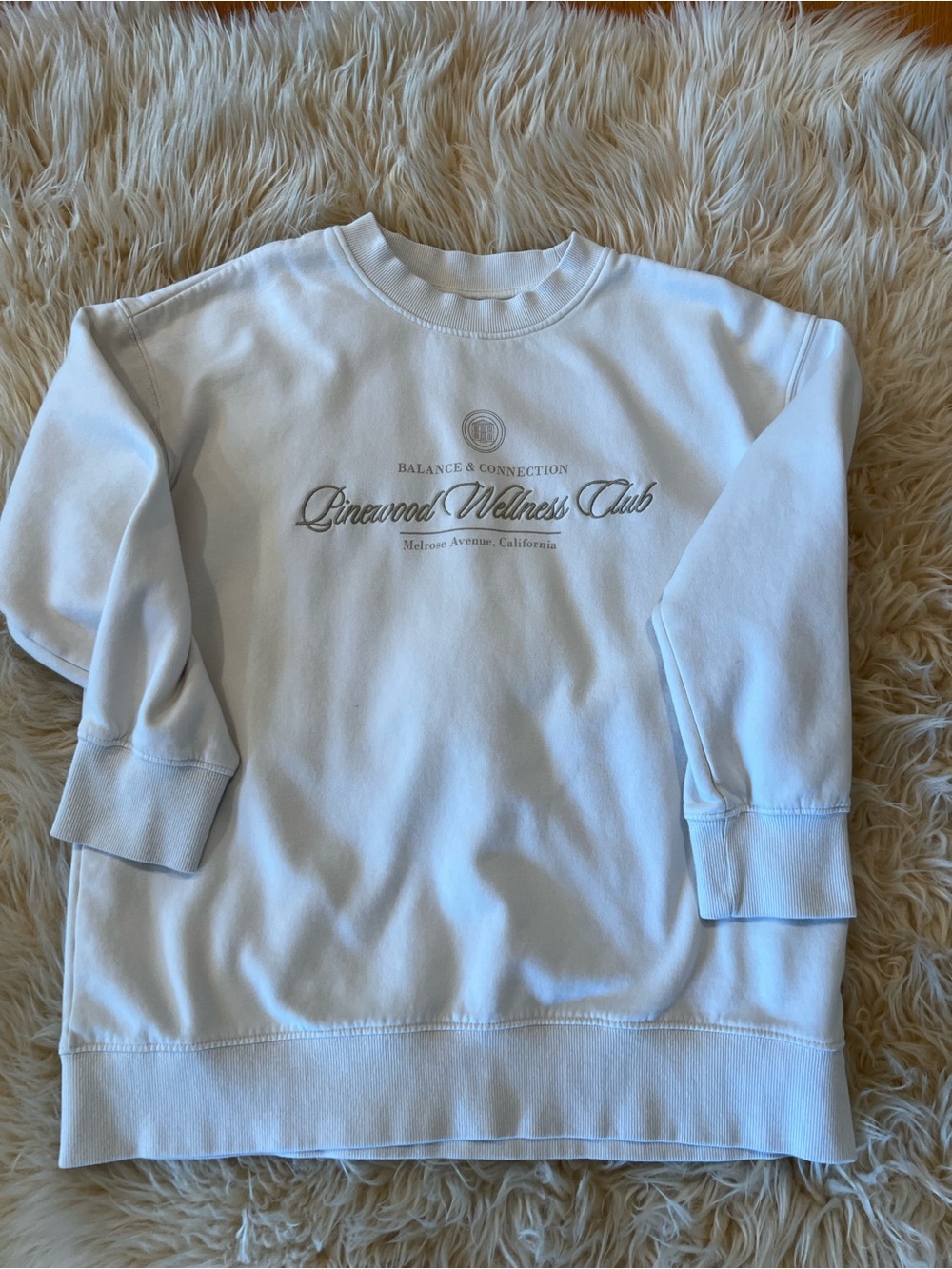 Women Crewneck Sweatshirt - Light Blue